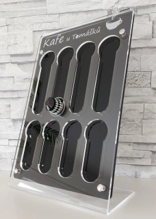Designový stojánek na kávové kapsle
